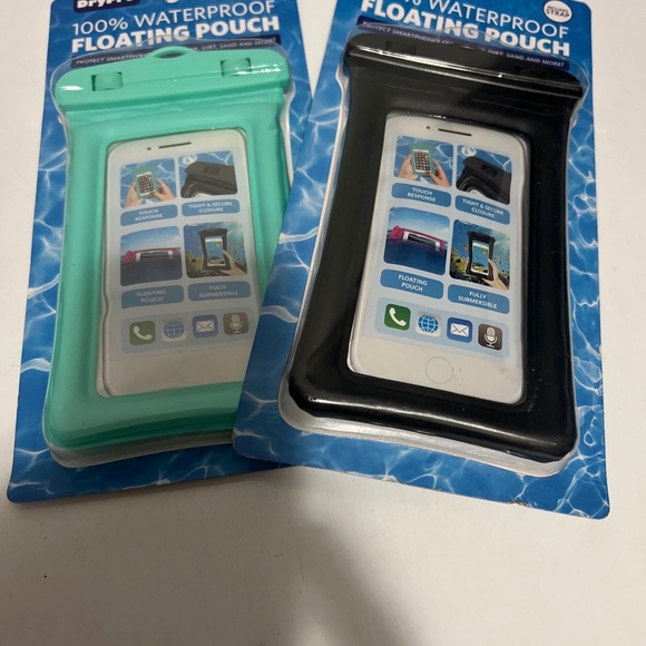 Set Of 2 Waterproof Floating Cell Phone Pouch W/ Strap asking $8 per pair - Picture 2 of 6